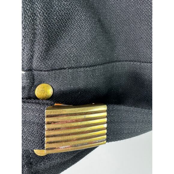 Vintage Members Only Italiano Classico Corso D’anno 1980s Wool Jacket Black 40 - Picture 3 of 12